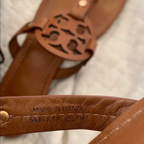 Tory Burch Miller Sandals in Vintage Vachetta-Sz 7 - Picture 8 of 8